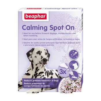 Beaphar No Stress Spot On Dog, krople uspokajające dla psa, 3 x 0,7 ml