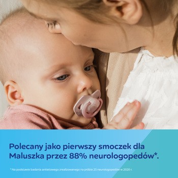 Canpol Babies Gold, smoczek silikonowy Light touch, symetryczny 18 m+, niebieski, 2 szt.