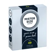 Mister Size, prezerwatywy, 49 mm, 3 szt.
