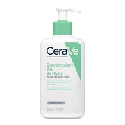 CeraVe, oczyszczający żel do mycia z ceramidami dla skóry normalnej i tłustej, 236 ml