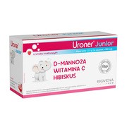 Uroner Junior, saszetki z proszkiem, smak malinowy, 16 szt.