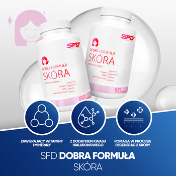 SFD Dobra Formuła Skóra, tabletki, 180 szt.