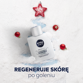 Zestaw Nivea Men, Sensitive Recovery, pianka do golenia, 200 ml + balsam po goleniu, 100 ml + antyperspirant, 50 ml + żel pod prysznic 3 W 1, 250 ml