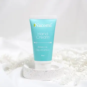 Nacomi, naturalny krem do rąk, arganowy, odmłodzenie, 85 ml