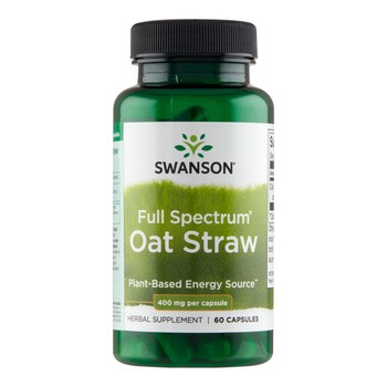 Swanson Full Spectrum Oat Straw, kapsułki, 60 szt.