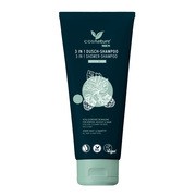 Cosnature Men, 3 in 1, naturalny szampon - żel do twarzy i ciała z wyciągiem z szyszek chmielu, 200 ml