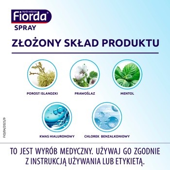 Fiorda, spray do jamy ustnej i gardła, 30 ml