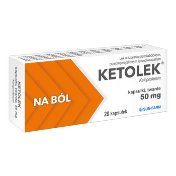 Ketolek, 50 mg, kapsułki twarde, 20 szt.