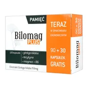 Bilomag Plus, kapsułki , 90 szt. + 30 szt. GRATIS