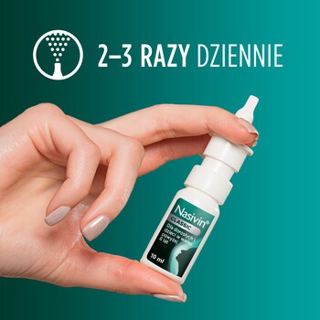 Nasivin Classic (soft 0.05%), (0,5 mg/ml), aerozol do nosa, 10 ml