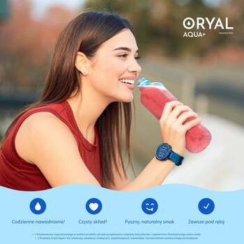 Oryal Aqua+, saszetki z proszkiem, mix smaków, 14 szt.
