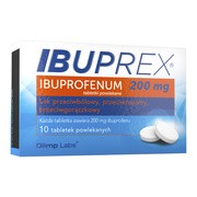 Ibuprex, 200 mg, tabletki powlekane, 10 szt.