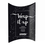 Anwen, turban wrap it up, czarny, 1 szt.
