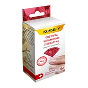 Kosmed, odżywka do paznokci, witaminowa z keratyną, 9 ml