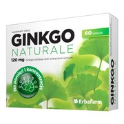 Erbafarm Ginkgo Naturale, tabletki, 60 szt.