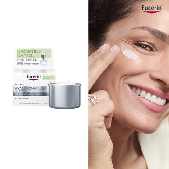 Eucerin Hyaluron Filler, krem na noc przeciwzmarszczkowy, refill, 50 ml