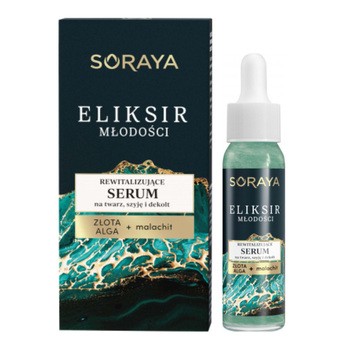 Soraya Eliksir Młodości, rewitalizujące serum na twarz, szyję i dekolt, 30 ml