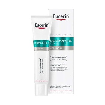 Eucerin Dermopure Clinical, kuracja złuszczająco-wygładzająca Peeling 10, 40 ml