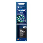Oral-B, Cross Action, black, końcówki wymienne, 2 szt.
