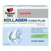 Doppelherz system Kollagen 11.000 PLUS, płyn, ampułki, 30 szt. x 25 ml