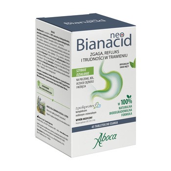 NeoBianacid Nadkwaśność i Refluks, tabletki do ssania, 45 szt.