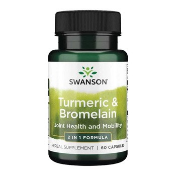 Full Spectrum Turmeric & Bromelain, kapsułki, 60 szt.