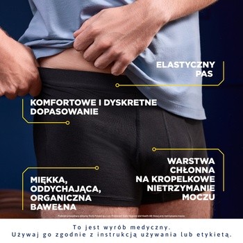 Tena Men Protective Boxer, bokserki chłonne, rozmiar XL, 1 szt.