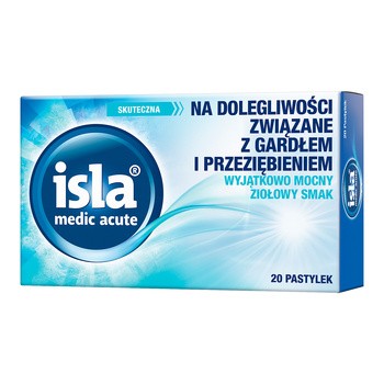 Isla medic acute, pastylki do ssania, 20 szt.