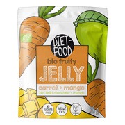 Diet-Food, Bio Żelki Owocowe Marchew i Mango, 50 g