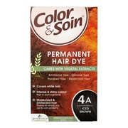 Color&Soin, farba do włosów, odcień: zimny brąz (4A), 135 ml