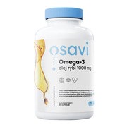 Osavi Omega-3 olej rybi 1000 mg, kapsułki, smak cytrynowy, 180 szt.