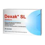 Dexak SL, 25 mg, granulat do sprządzania roztworu doustnego w saszetkach, 20 szt. (import równoległy, Delfarma)