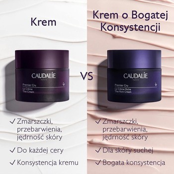 Caudalie Premier Cru, krem anti-age o bogatej konsystencji, 50 ml