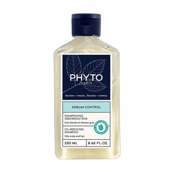 Phyto Sebum Control, szampon, sebo-regulujący, 250 ml