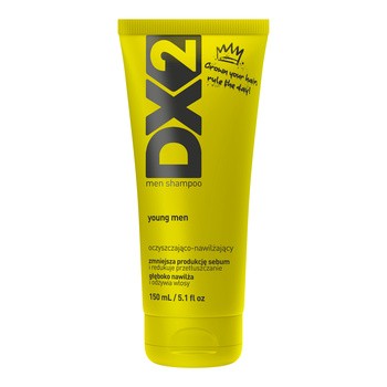 DX2 Young Men, szampon oczyszczająco-nawilżający dla mężczyzn, 150 ml