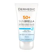 Dermedic Sunbrella, ultralekki krem ochronny SPF 50+ dla skóry normalnej i suchej, 40 ml