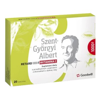 Goodwill Witamina C 1000 mg Retard, Szent-Györgyi Albert, tabletki, 20 szt.
