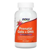 Now Foods, Prenatal Gels + DHA, kapsułki, 180 szt.