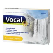 Vocal cytryna, pastylki do ssania, miękkie, 24 szt.