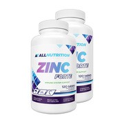 Zestaw 2 x Allnutrition Zinc Forte, tabletki, 120 szt.