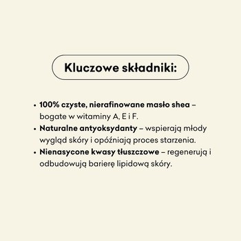 Mydlarnia 4 Szpaki, Shea, nierafinowane masło do ciała, 150 ml