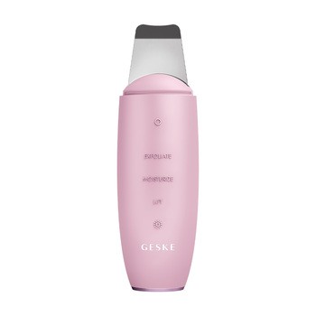 Geske Microcurrent Skin Scrubber & Blackhead Remover 9 w 1, oczyszczająco-liftingujący peeling kawitacyjny, różowy, 1 szt.