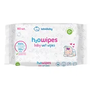 Lab4Baby, H2O Wipes, chusteczki nawilżane dla dzieci, 60 szt.