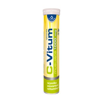 C-Vitum musujące 1000 mg, tabletki musujące, 24 szt.