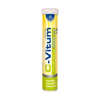 C-Vitum musujące 1000 mg, tabletki musujące, 24 szt.