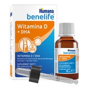 Humana benelife D3 + DHA, płyn, 15 ml