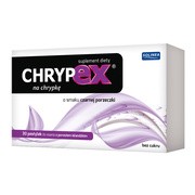 Chrypex, pastylki do ssania, smak czarnej porzeczki, 30 szt.