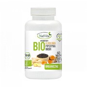 NatVita Bio Kurkuma + Bio Piperyna + Bio Imbir 500 mg, tabletki, 60 szt.