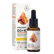 Aura Herbals Witamina D3 (2000 IU)+K2+Omega-3, krople, 30 ml