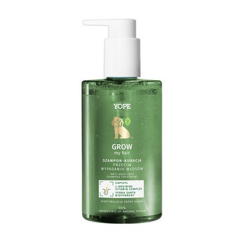 Yope Grow My Hair, szampon-kuracja przeciwko wypadaniu włosów, 300 ml